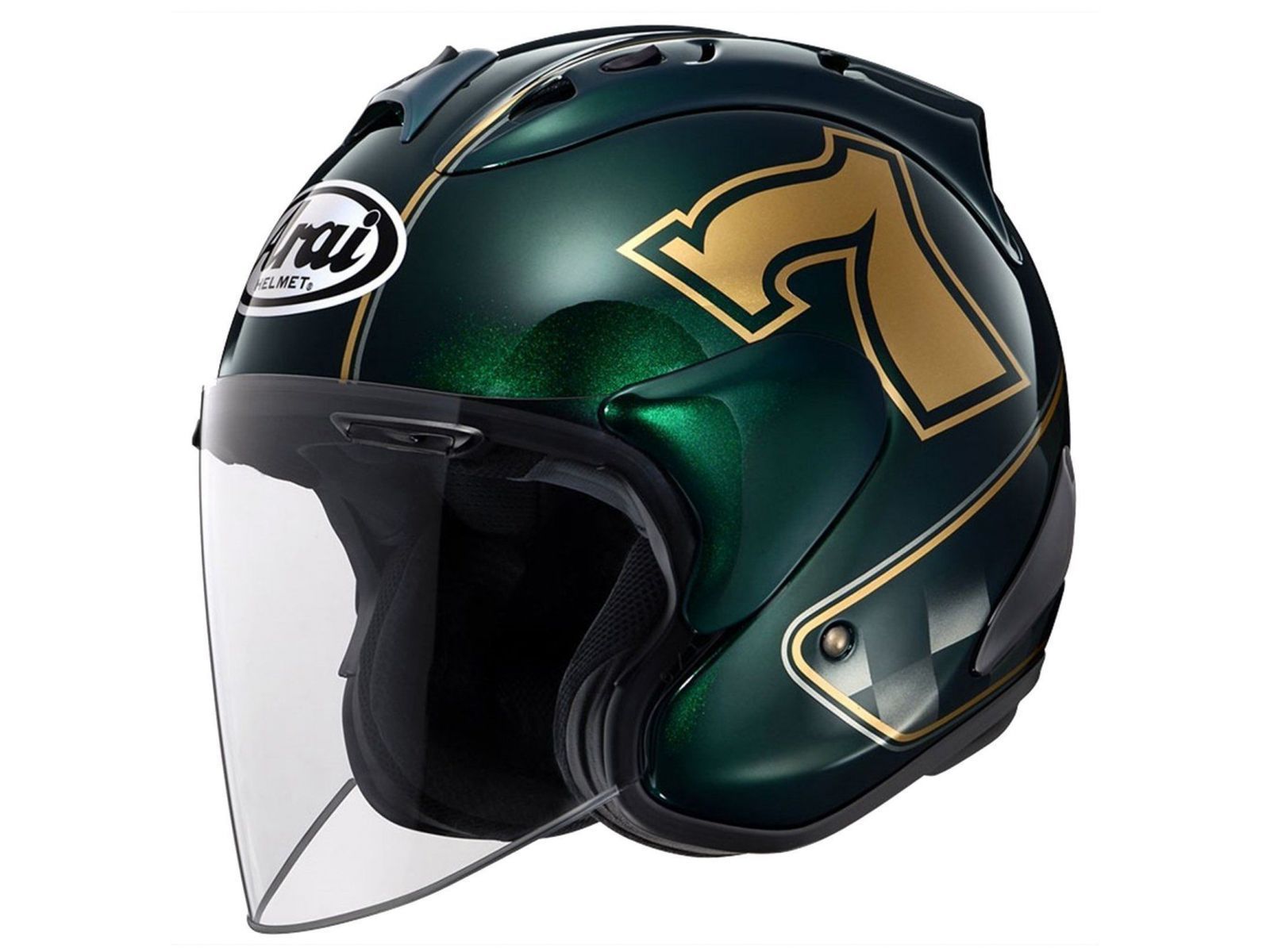 Мотошлем ARAI SZ-RAM X Cafe Racer Green